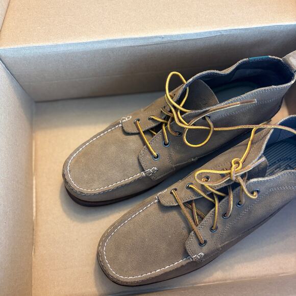 Eastland Mens Seneca Camp Moc Boots 13 NWT Tan Khaki Suede Lace Chukka Huckberry main image 9